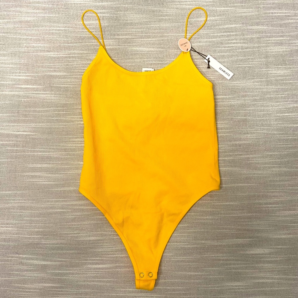 Forever 21 Ribbed Bodysuit Size M/L